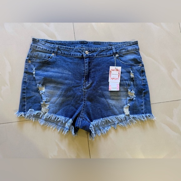 jean shorts metietila destress jeans short personal tailor xxl size summer - Picture 3 of 15